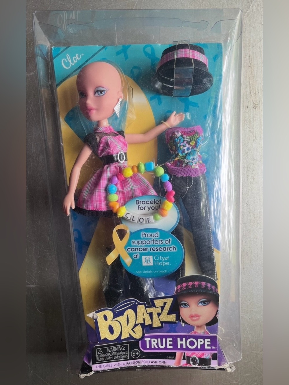 Bratz True Hope Cloe Doll 2012 MGA Cancer Awareness Special Edition New
